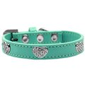 Pet Pal Crystal Heart Dog CollarAqua Size 10 PE924787